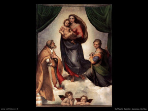 ... Della Vergine Maria Madonna Con Bambino Di Raffaello Sanzio picture