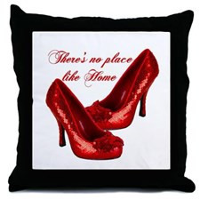 Wizard of Oz Red Ruby Slippers Throw Pillow for