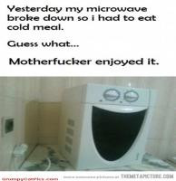 Evil Microwave Smile Bad Situation Funny Picture