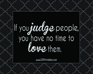Bible Quotes About Judging People