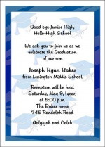 ... Invitation for 8th Grade, Middle School, and Jr High Graduation