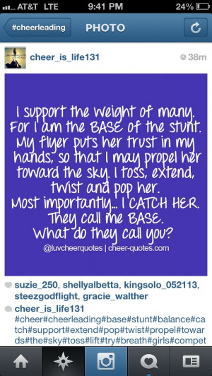 am proud of my BASE daughter!