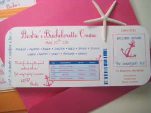 bachelorette cruise, bachelorett party cruise, bachelorette invitation