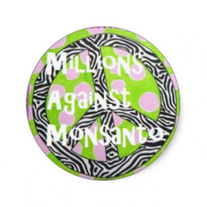 Millions Against Monsanto Stickers