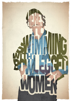 Jaws typography print based on a quote from the movie Jaws from 17th ...