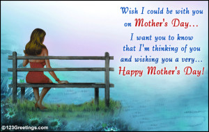 Tell mum you are thinking of her and miss her.