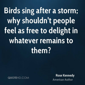 Birds Sing After A Storm And Pics
