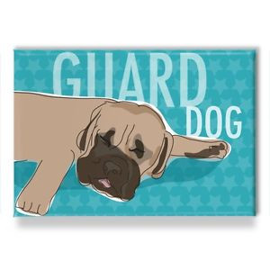 ... -Gifts-Refrigerator-Magnets-with-Funny-Sayings-Sleeping-Guard-Dog