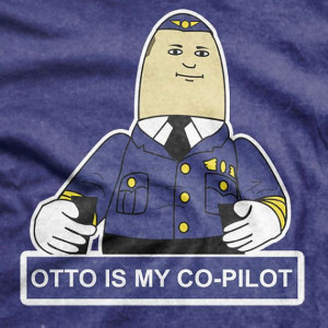 Airplane Movie - Otto is my Co-Pilot T-shirt on Etsy, $18.87