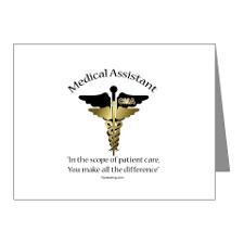 Medical Assistant Note Cards (Pk of 10) CD for