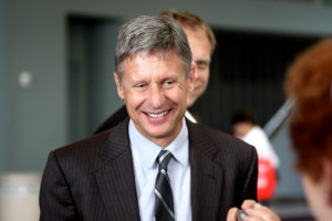 Gary Johnson, Libertarian candidate for president, at CPAC Florida in ...