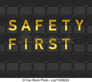 Symbol of safety prevention and protection advice