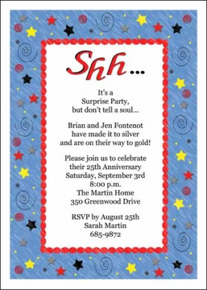 ... to Plan an Anniversary Party and Popular Anniversary Party Invitations