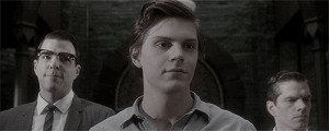 ... story Evan Peters zachary quinto asylum kit walker dr oliver thredson