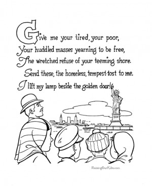 The Statue of Liberty Inscription and Quote