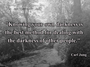 ... method for dealing with the darkness of other people.