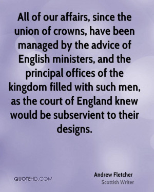 Andrew Fletcher Quotes