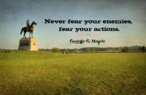 Never Fear - Meade At Gettysburg Photograph