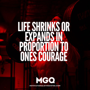 Life shrinks and expands…