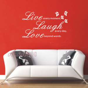 012D-Large-white-Love-Quote-Wall-Stickers-Vinyl-Home-Decor-Art-Decal ...