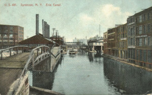Erie Canal circa 1907, Syracuse, New York