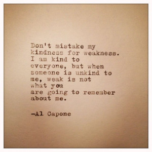 Al Capone Quote Typed on Typewriter by farmnflea on Etsy, $9.00