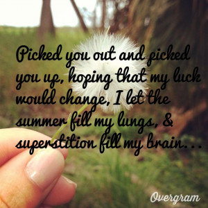 Dandelion .... Kasey Musgraves. Beautiful song.