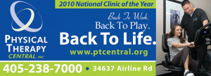 just printed this billboard for physical therapy central in pauls ...