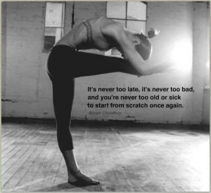 Start from scratch! #yoga #quotes