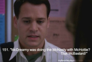 George to Meredith: McDreamy was doing the McNasty with McHottie. That ...