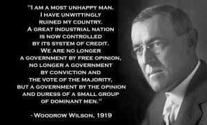 ... which the Money Trust would frame.