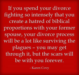 Always take the high road, even in your divorce.
