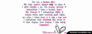 Girly Quote Cover Photo