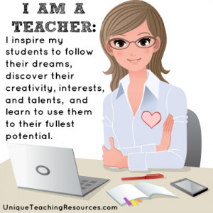teacher. I inspire my students to follow their dreams, discover their ...