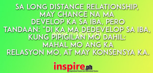 Long Distance Relationship Quotes - Tagalog Love Quotes