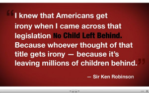 Sir Ken Robinson quote