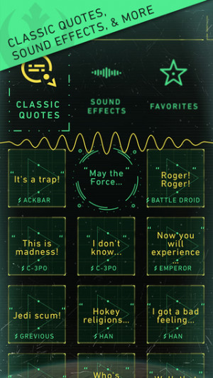 Star Wars App Screenshot Classic Quotes