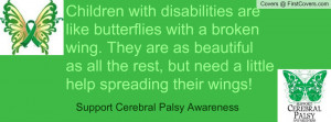 Cerebral Palsy Awareness Facebook Covers