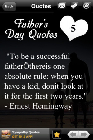 Father's Day Quotes iPhone App & Review