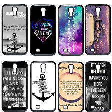 New Sleeping with Sirens Quote Hard Cover Case For Samsung Galaxy S4 ...