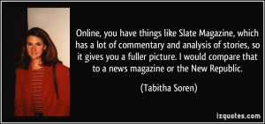 More Tabitha Soren Quotes