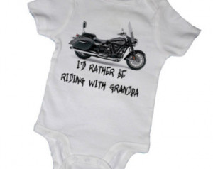 Rather be RIDING with GRAND PA Bodysuits, Tees, Motorcycle, Bike ...