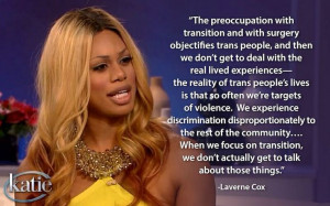 Laverne Cox dropping knowledge. She is so amazing