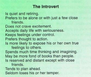 introvert quotes | Via Gwen Neill