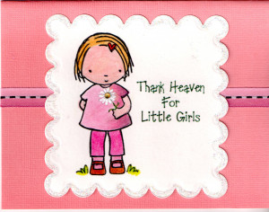 card birthday card little girl happy birthday sister card with ...