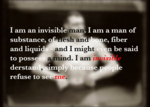 Quote from the book Invisible Man