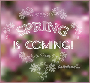 Spring Is Coming Facebook Graphic
