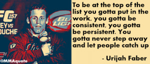 Motivational Quote from Urijah Faber