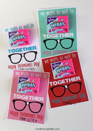 Might as Well be Nerds Together' Valentines