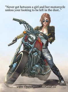 Girls Moto, Biker Girls, Motorcycles Girls, Biker Babes, Comics Biker ...